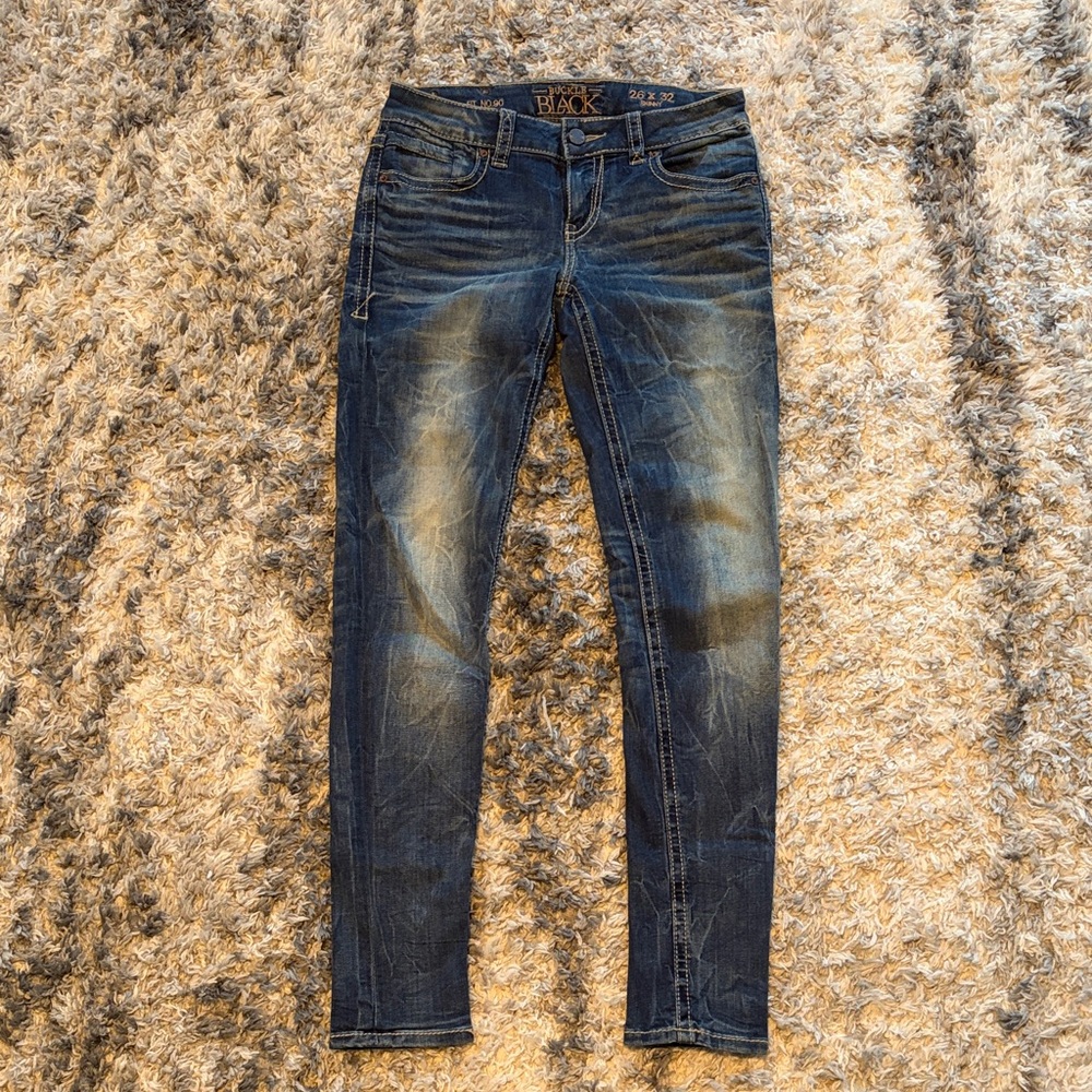 Women’s Buckle Black Blue Jeans